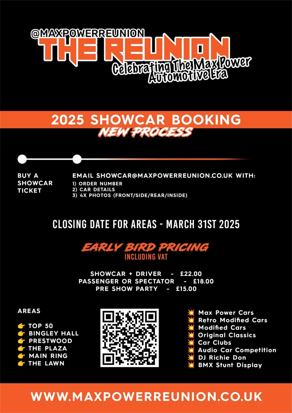 Book your show car